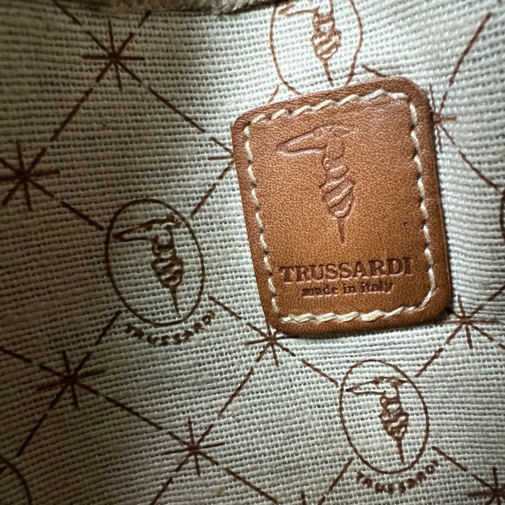 Trussardi Tan and Cream Women's Bag - Picture 7 of 9